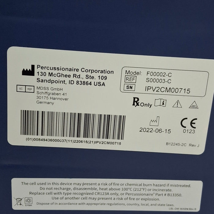 Percussionaire IPV-2C Intrapulmonary Percussionator