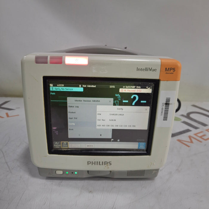 Philips Philips IntelliVue MP5 Neonatal Fast SpO2, ECG, NIBP Patient Monitor Patient Monitors reLink Medical
