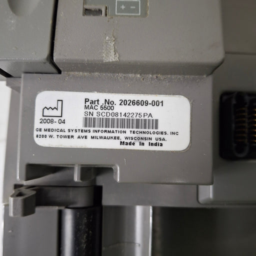 GE Healthcare GE Healthcare MAC 5500 ECG without CAM Module Cardiology reLink Medical