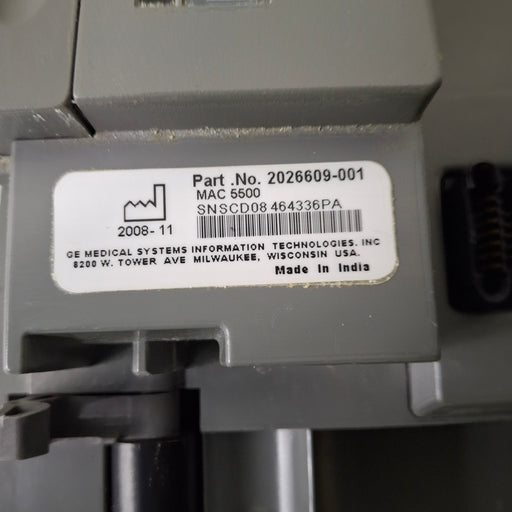 GE Healthcare GE Healthcare MAC 5500 ECG without CAM Module Cardiology reLink Medical