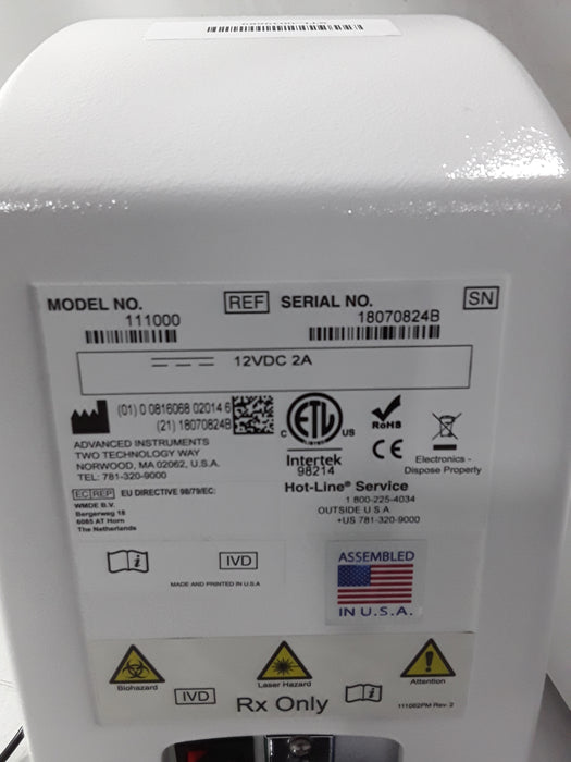 Advanced Instruments Advanced Instruments Glocyte Automatic Cell Counter Research Lab reLink Medical