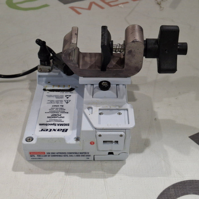 Baxter Baxter Sigma Spectrum 8.00.03 w/o Battery Infusion Pump Infusion Pump reLink Medical