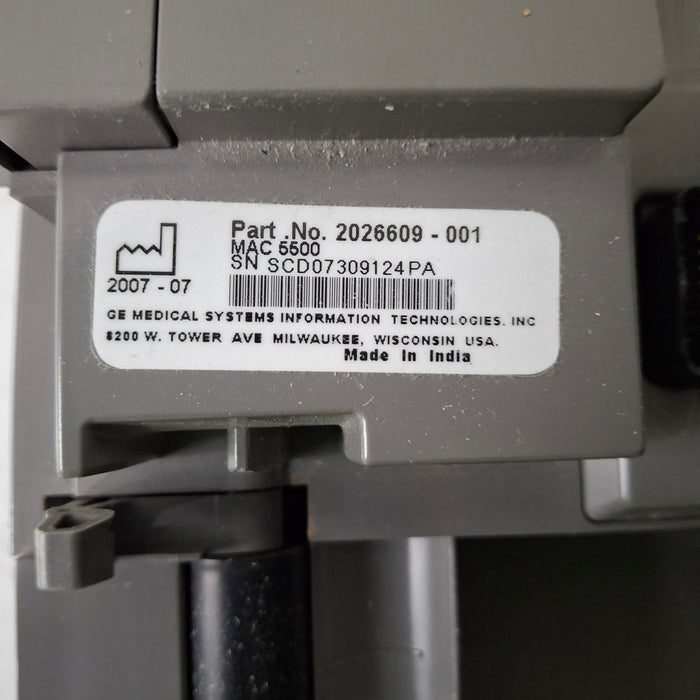 GE Healthcare GE Healthcare MAC 5500 ECG without CAM Module Cardiology reLink Medical