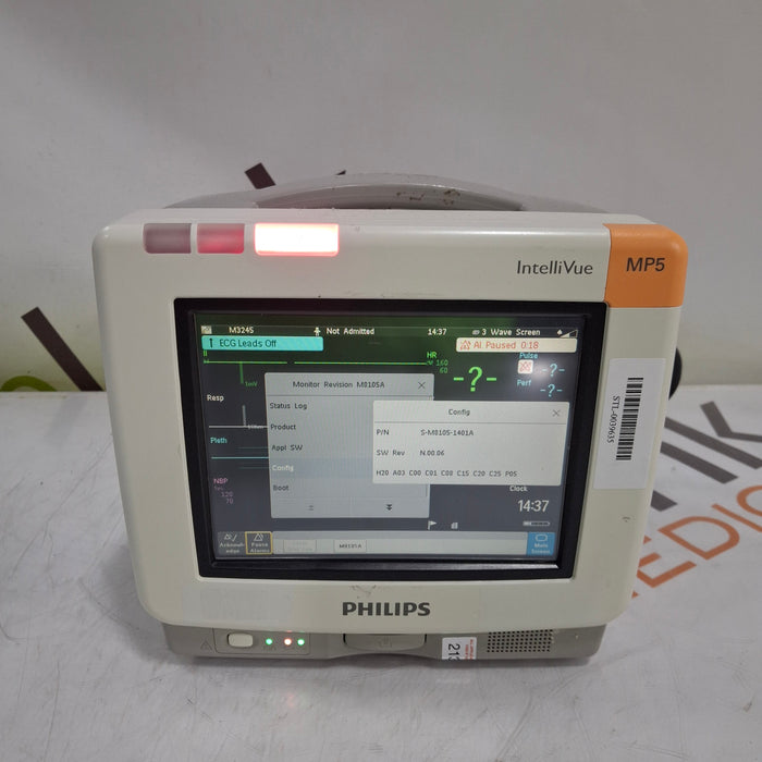Philips Philips Intellivue MP5 - ECG, Fast SpO2, NIBP CO2 Patient Monitor Patient Monitors reLink Medical