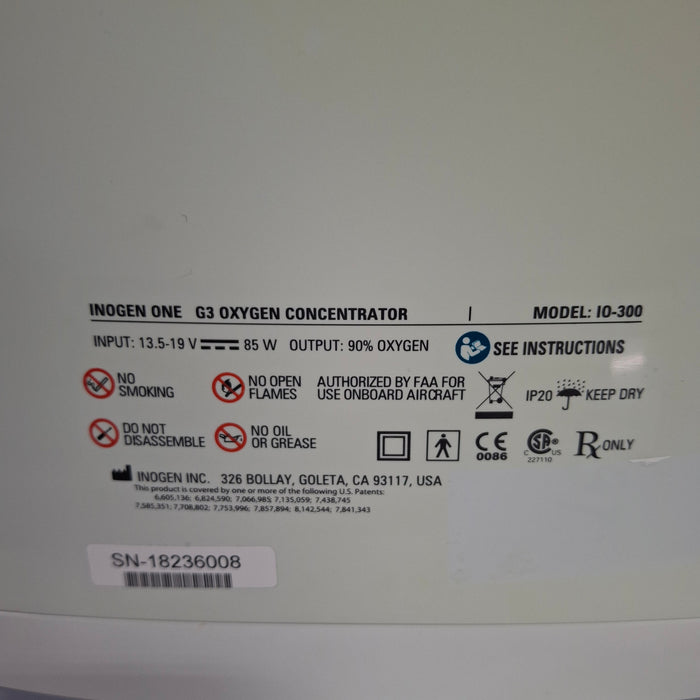 Inogen Inogen One G3 IO-300 Oxygen Concentrator Respiratory reLink Medical