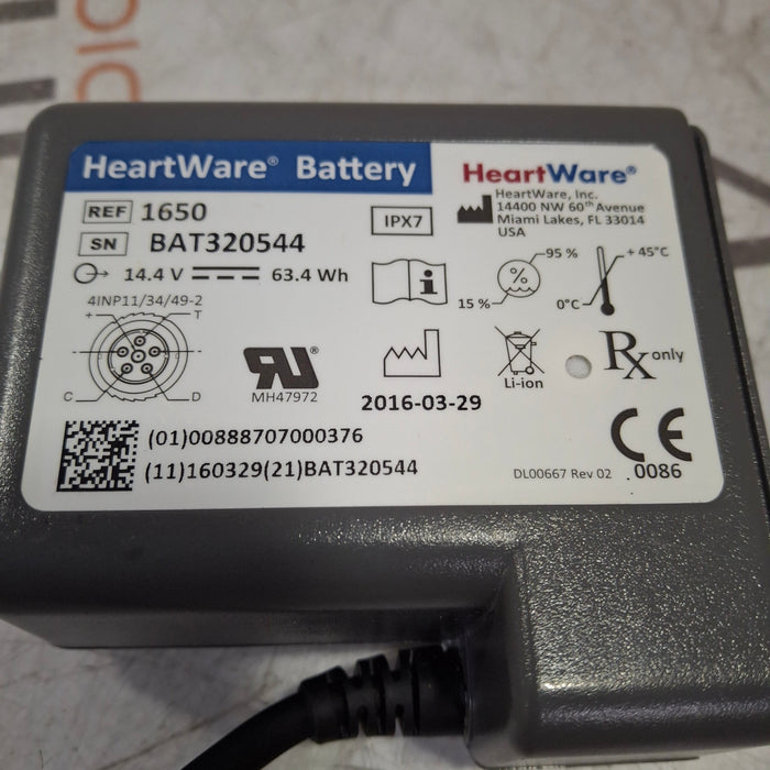Advantech USA 1650DE HeartWare Battery