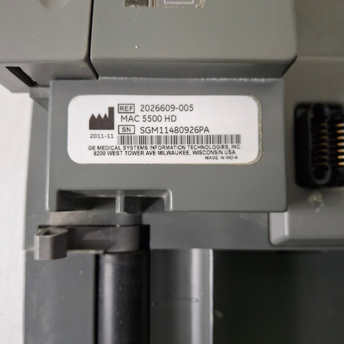 GE Healthcare GE Healthcare MAC 5500 HD ECG without CAM Module Cardiology reLink Medical