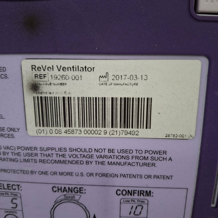 CareFusion CareFusion Revel Transport Ventilator Respiratory reLink Medical