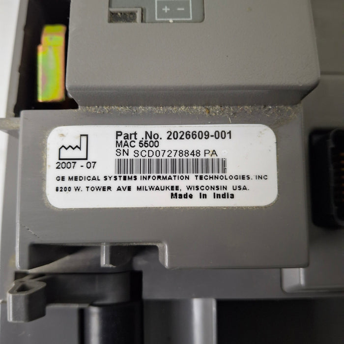 GE Healthcare MAC 5500 ECG without CAM Module