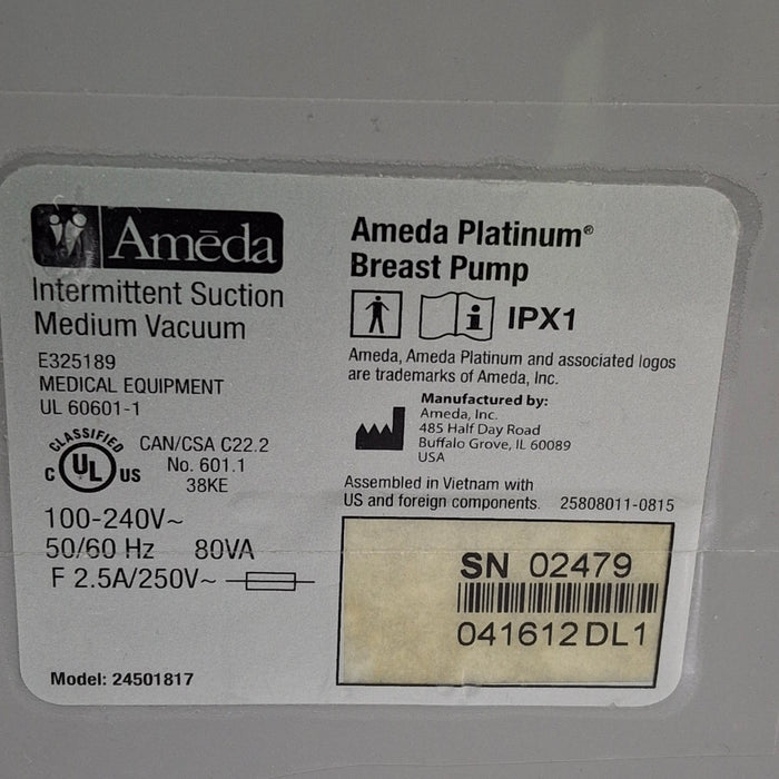 Ameda Ameda Platinum Breast Pump Temperature Control Units reLink Medical