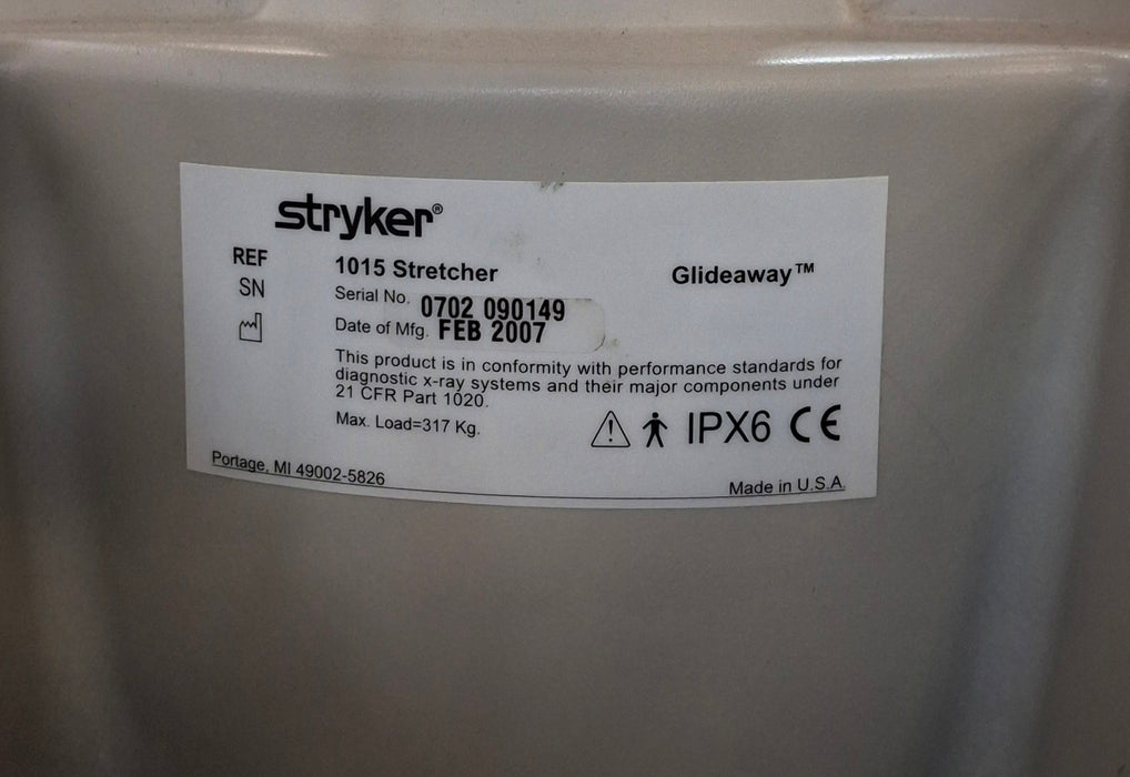 Stryker Stryker 1015 Big Wheel Glideaway Stretcher Beds & Stretchers reLink Medical