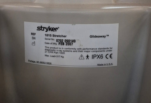 Stryker Stryker 1015 Big Wheel Glideaway Stretcher Beds & Stretchers reLink Medical