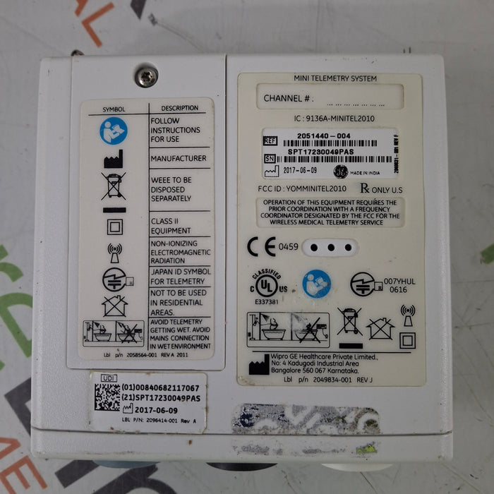 GE Healthcare Mini Telemetry System Wireless Fetal Monitor