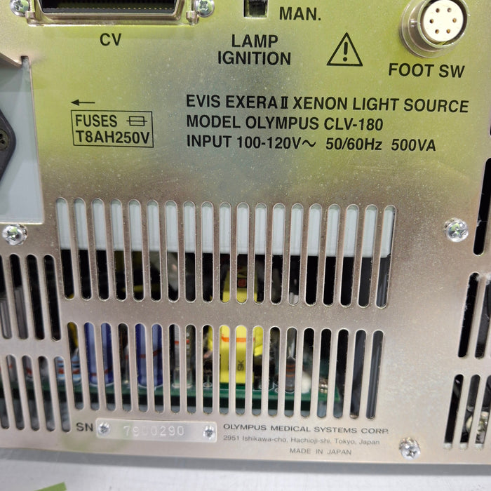 Olympus CV-180/CLV-180 Video Endoscopy System