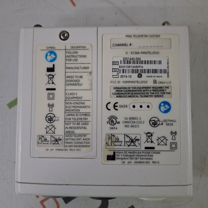 GE Healthcare Mini Telemetry System Wireless Fetal Monitor