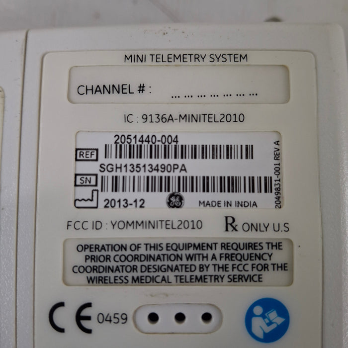 GE Healthcare Mini Telemetry System Wireless Fetal Monitor