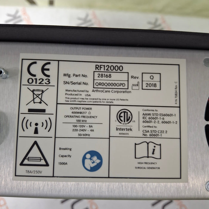 ArthroCare Corporation ArthroCare Corporation Quantum 2 Electrosurgical Unit Electrosurgical Units reLink Medical