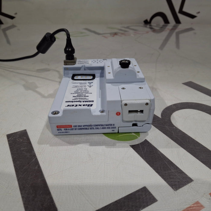 Baxter Baxter Sigma Spectrum 8.01.00 w/o Battery Infusion Pump Infusion Pump reLink Medical