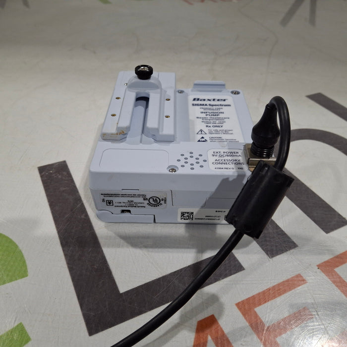 Baxter Baxter Sigma Spectrum 8.01.00 w/o Battery Infusion Pump Infusion Pump reLink Medical