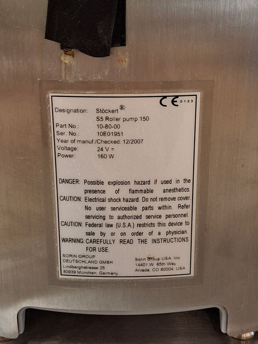Stockert S5 Heart Lung System Heart-Lung Machine