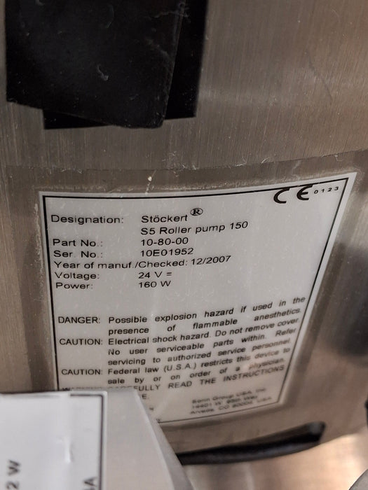Stockert S5 Heart Lung System Heart-Lung Machine