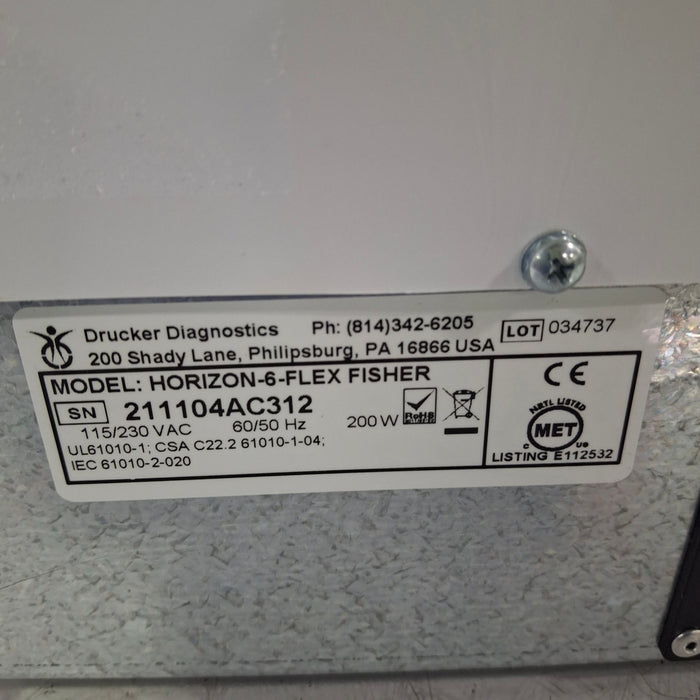 Drucker Diagnostics Horizon 6 Flex Fisherbrand Centrifuge