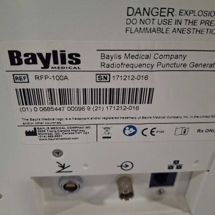Baylis Baylis RFP-100A Radiofrequency Generator Electrosurgical Units reLink Medical