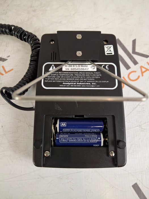 Analytical Industries, Inc. Analytical Industries, Inc. ALL-2000 M% O2 Monitor Research Lab reLink Medical