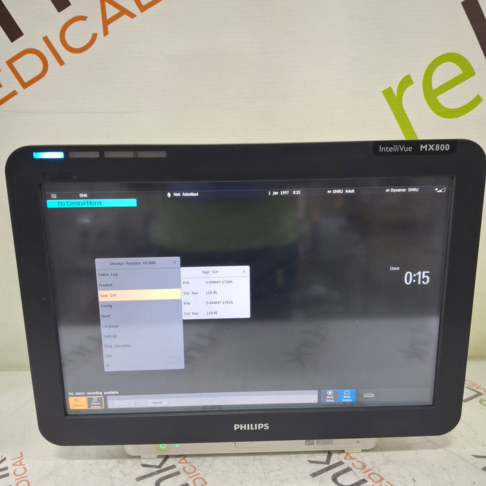 Philips MX800 Bedside Patient Monitor