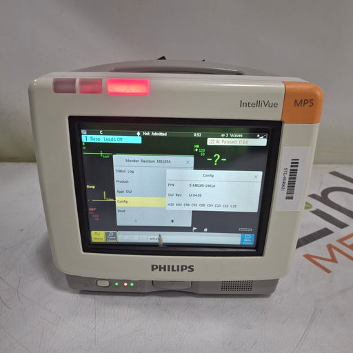 Philips Philips Intellivue MP5 - ECG, Rainbow Masimo SPO2, NIBP Patient Monitor Patient Monitors reLink Medical