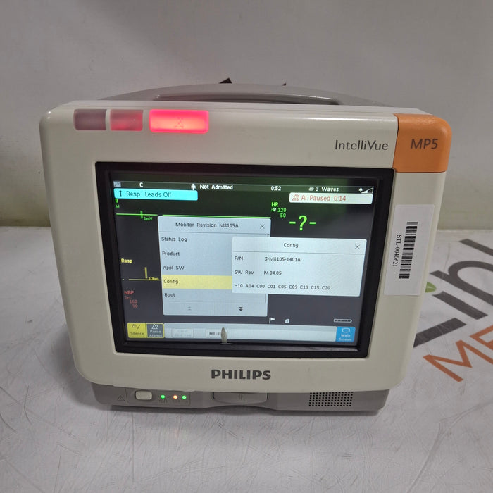 Philips Philips Intellivue MP5 - ECG, Rainbow Masimo SPO2, NIBP Patient Monitor Patient Monitors reLink Medical