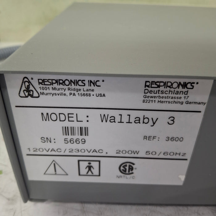 Respironics Wallaby 3 Phototherapy System