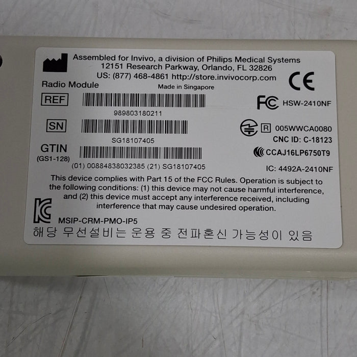 Philips Philips 989803180211 MR Radio Module Patient Monitors reLink Medical