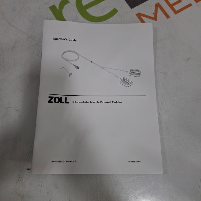 Zoll Zoll 8011-0503 Steam Autoclavable Defibrillation Paddles Defibrillators reLink Medical