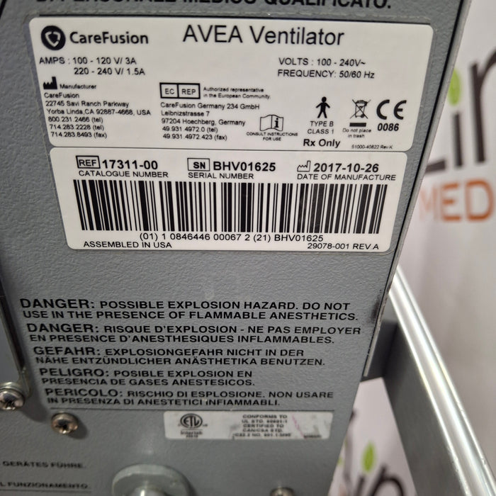 CareFusion Avea Ventilator