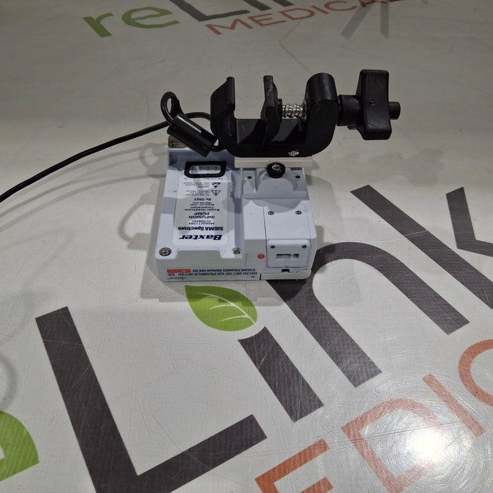 Baxter Baxter Sigma Spectrum 8.01.00 w/o Battery Infusion Pump Infusion Pump reLink Medical