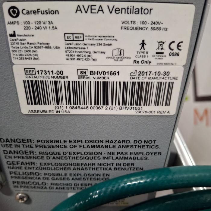 CareFusion Avea Ventilator