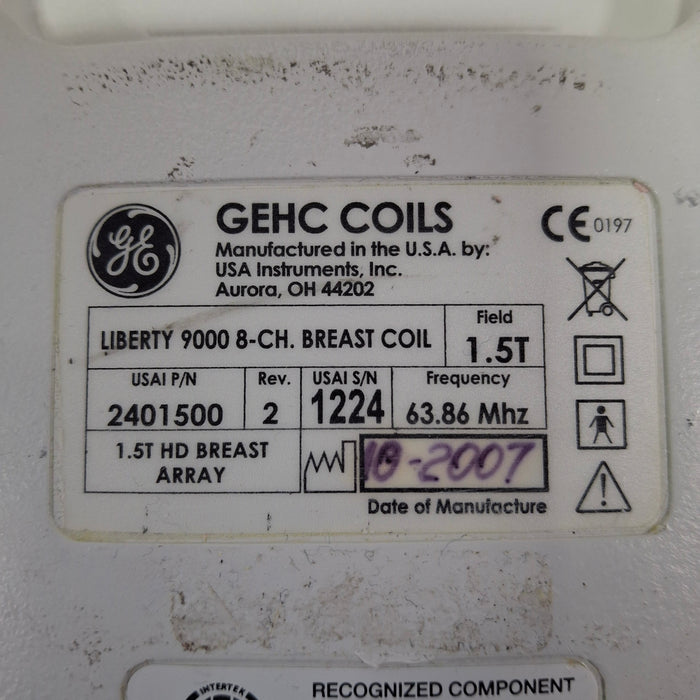 GE Healthcare GE Healthcare Liberty 9000 8-Ch Breast Coil 1.5T HD Rev 2 Coil MR Coil reLink Medical