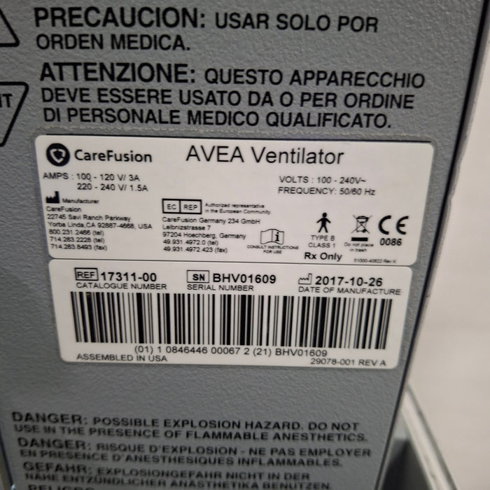 CareFusion Avea Ventilator