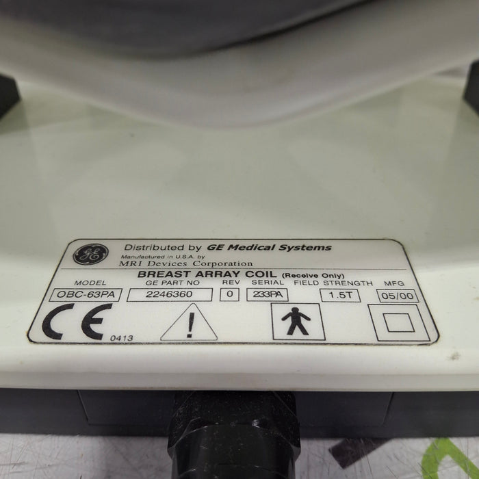 GE Healthcare GE Healthcare 2246360 Breast Array Coil MR Coil reLink Medical