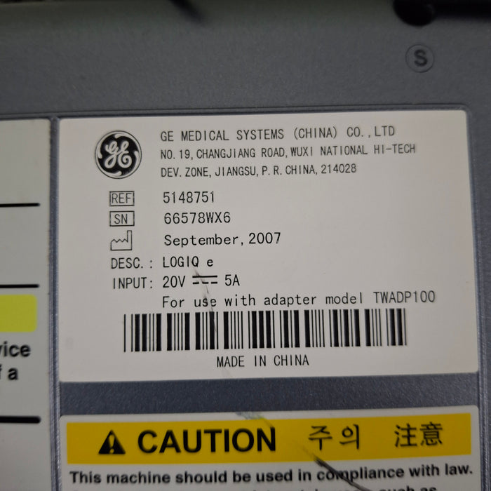 GE Healthcare GE Healthcare Logiq e Ultrasound Ultrasound reLink Medical