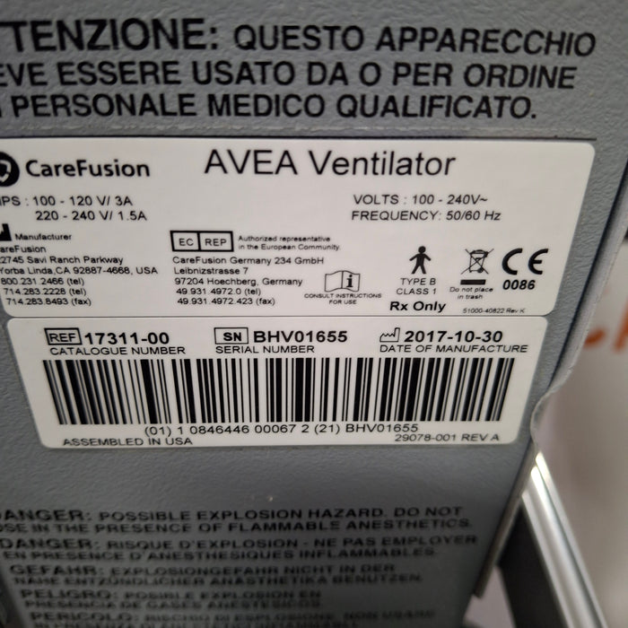 CareFusion Avea Ventilator