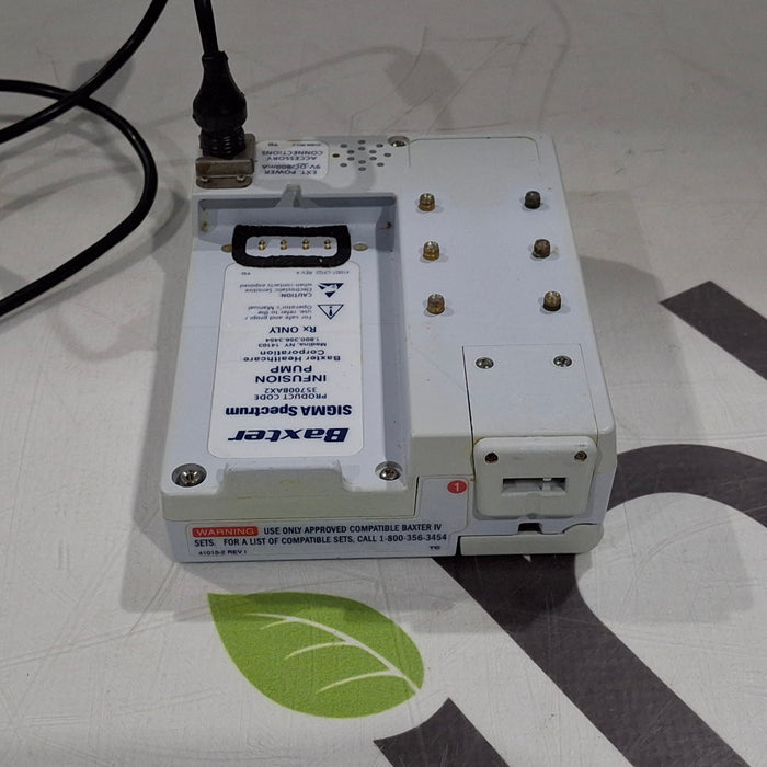 Baxter Baxter Sigma Spectrum 8.00.05 w/o Battery Infusion Pump Infusion Pump reLink Medical