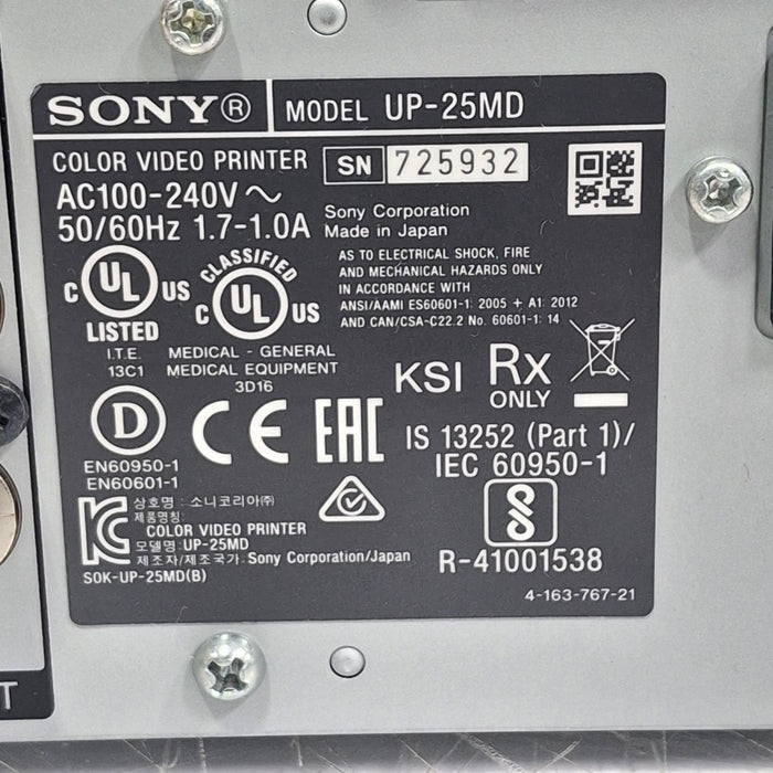 Sony UP-25MD Imager / Printer