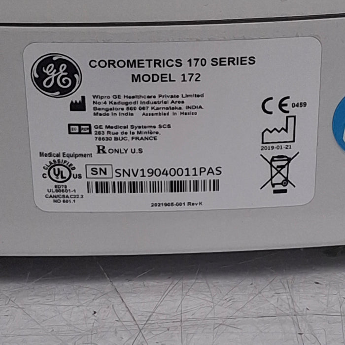 GE Healthcare GE Healthcare Corometrics 170 Series Model 172 Fetal Monitor Patient Monitors reLink Medical