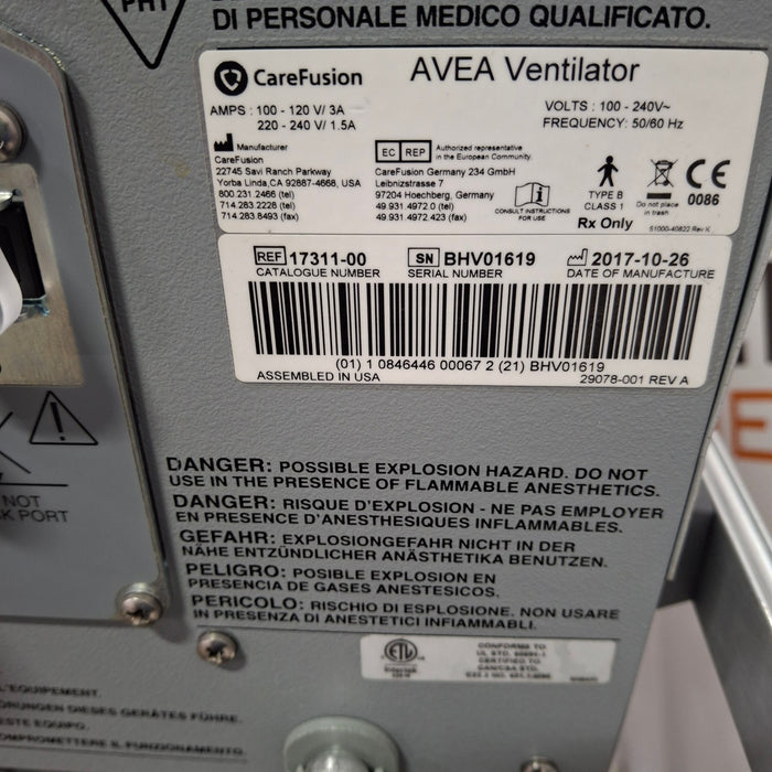 CareFusion Avea Ventilator