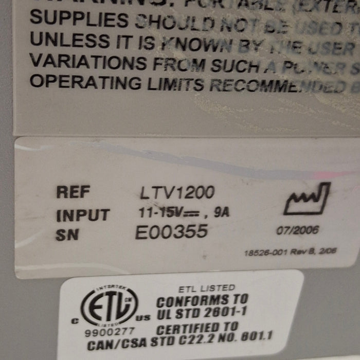 CareFusion CareFusion LTV 1000 Ventilator Respiratory reLink Medical