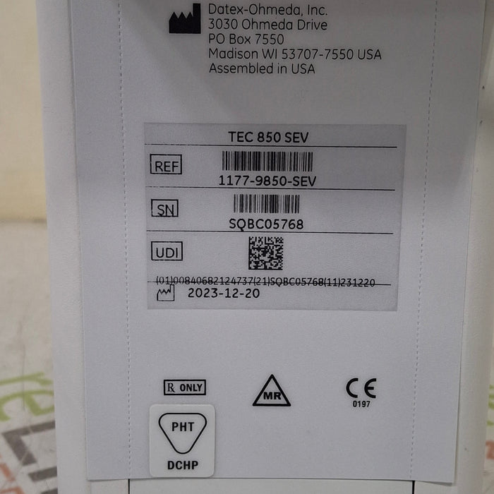 Datex-Ohmeda Tec 850 Sevoflurane Vaporizer