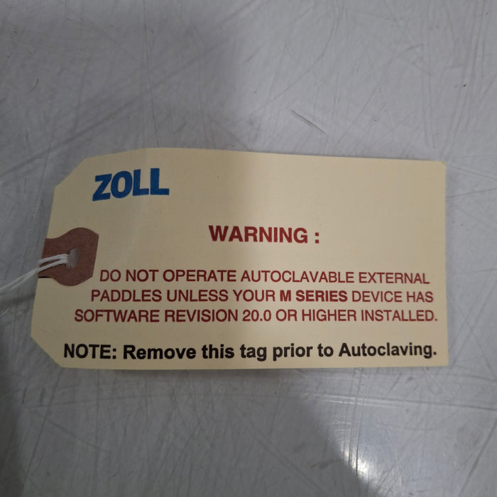 Zoll 8011-0503 Steam Autoclavable Defibrillation Paddles