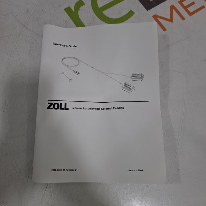 Zoll 8011-0503 Steam Autoclavable Defibrillation Paddles